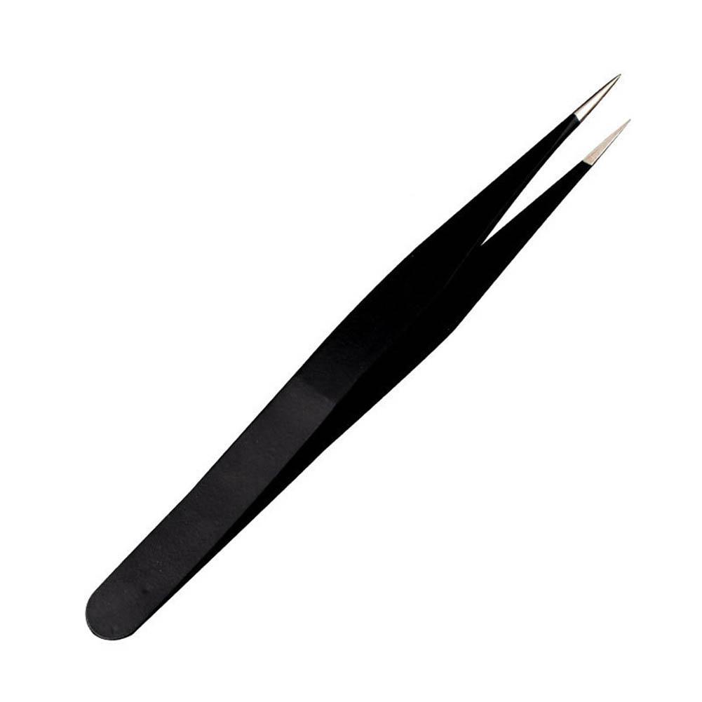 

Precision Stainless Fine Point Eyelash Tweezers Eyelash Grafting Extension Tool Straight tweezers