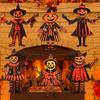 Vintage Halloween Decor Wood Party Wall Decoration Halloween Bunting Decoration Colorful Wood Hanging Banner For Event Decor