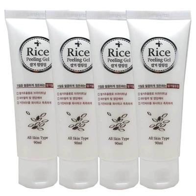 3WB Fine Face PEELING GEL 90mlX4 Made from Rice Bran