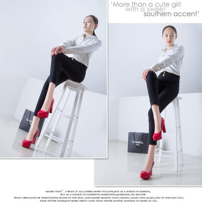 Women's Sexy Red High Heels Designer Luxury Pointed Toe Ultra Heels Pumps Wedding Party Bantquet Sandalias De Mujer Plus Size 42