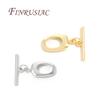 18K Gold Plated OT Toggle Clasp For Jewelry,Connectors Clasps For DIY Bracelets Accessories,Jewellery Clasp Findings