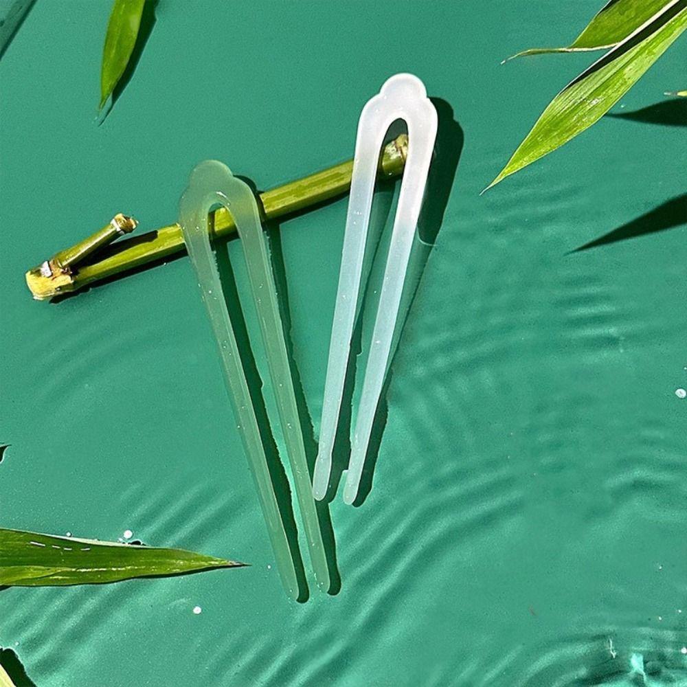 Haarstäbe für Dutt Chinesischer Stil Haarstab Chinesischer Stil U-Form Haarnadel Mädchen Haarschmuck