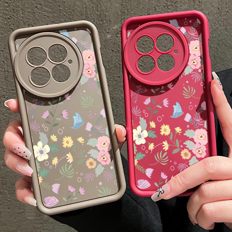 Case For One Plus 13T 13 12 11R ACE 5 3 2 Colorful Flower Printed For One Plus ACE 5 3 2 Soft Silicone Phone Cover