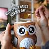 Ice Cream Pint Holder 3D Printing Owl Ice Cream Pint Containers Reusable Ice Cream Tub Novelty Dessert Container