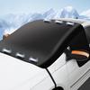 Universal Car Windshield Snow Cover Thick Anti-Frost Sun Shade with Magnets & Reflective Strips All Season Protection Snow Shield