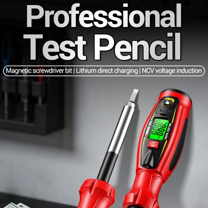 2026 ANENG B21 Voltage Tester Pen Non Contact AC 30V -1000V Voltage Rechargeable NCV Wire Detector Breakpoint Lookup Electrician Tools Digital Display