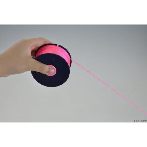Takagi Gisuke Fluorescent Water Thread, Pink, Extra Thick, 135m, with Thread Stopper, Nylon Thread, Tangle-Resistant, Fray-Resistant, for Construction