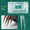 Nailpop Mechanical Nail Form 70/140Pcs Unique Dragon Claw Clear Nail Extension Forms 14 Sizes Easy DIY Salon Nail Art Tool