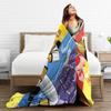 M-Mighty Morphin Blankets  Cartoon P-Power Rangers Super Soft Pattern Plush Throw Blanket For Bedroom Picnic Bedspread Bed Cover