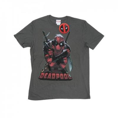 Mens Deadpool Ready For Action T-Shirt