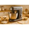 KitchenCook My_first - Stand Mixer 600w - 8 Speeds - 5l Stainless Steel Bowl - Planetary Movement - Pastry Kit Included