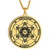 Šperky Archanděl Metatronova kostka Amulet Andělská ochrana Laserem značený náhrdelník