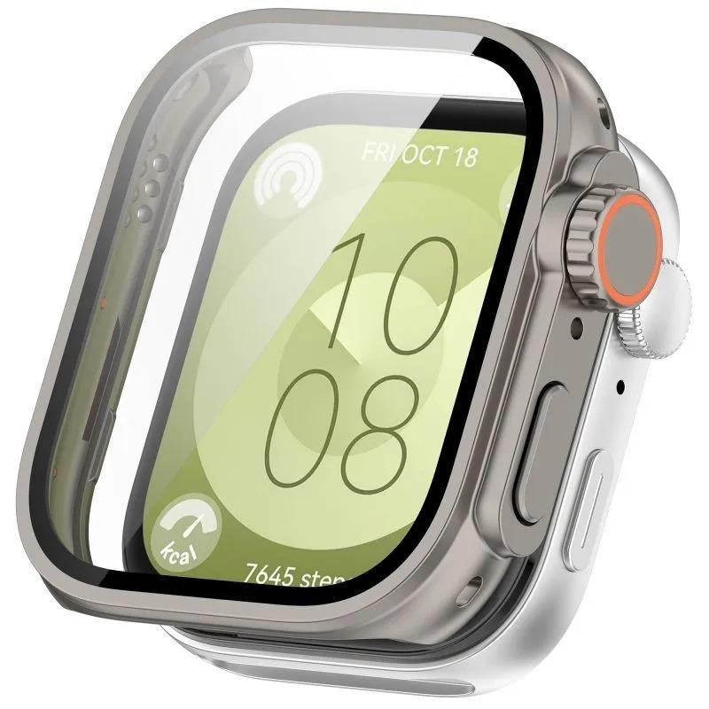 Screen Protector + Tempered Glass Case for Huawei Watch Fit 4 Fit 4 Pro Fit 3 Case Frame As Ultra2 Smart Watch Strap Case