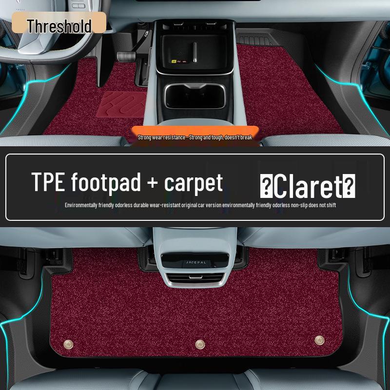 Changan New Deep Blue S05 TPE Floor Mats - Compatible with 26 Models, Full Coverage Car Accessories.