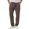 Frühling und Sommer Dünne Herren Einfarbig Casual T-shirt Langarm Hemd Hosen Anzug