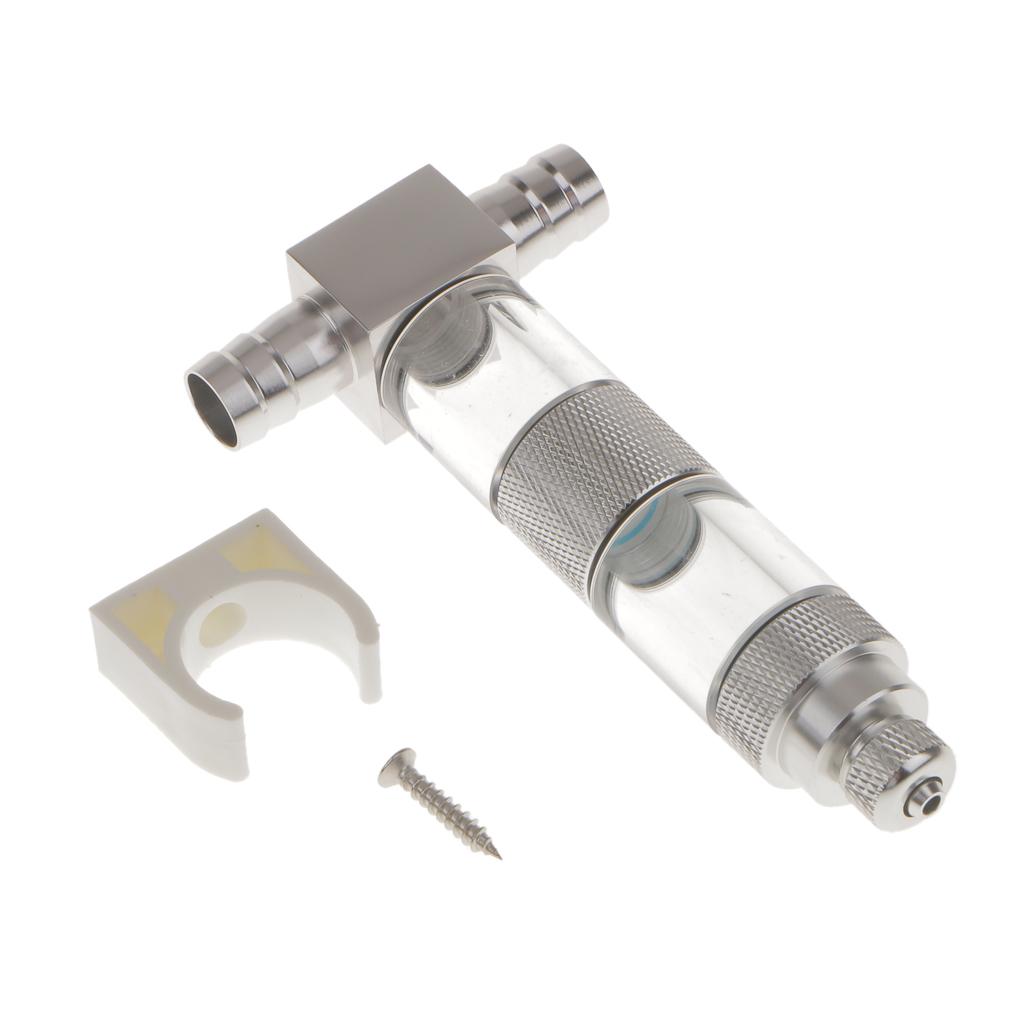 Glass CO2 Diffuser Atomizer Bubble Counter Carbon Dioxide Reactor Equipment for Aquarium System