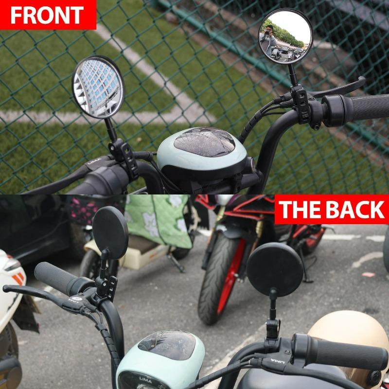 Extended Bicycle Mirror Universal Handlebar Rearview Mirror 360 Degree Rotate for Bike Motorcycle Cycling Accessories