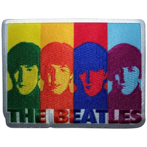 The Beatles Colour Headshot Iron On Patch