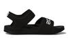 Adidas Adilette Sandal K Synthetic Leather Slip Resistant Abrasion Resistant Sandal Black Kids' G26879