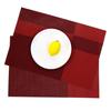 Placemats for Dining Table PVC Bamboo Pattern Table Mats Multiple Colors Non-Slip Heat Resistant Washable Easy to Clean