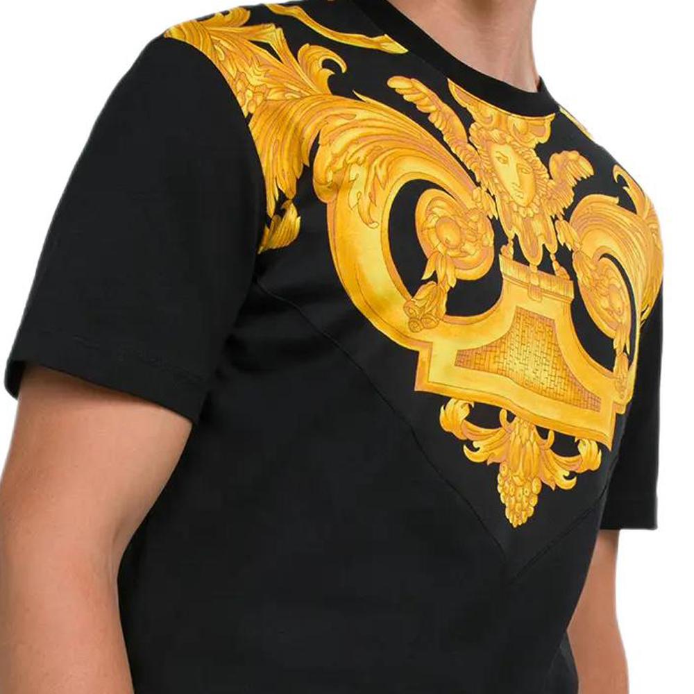Versace Barocco-print T-shirt 1012174-1A10245-5B000