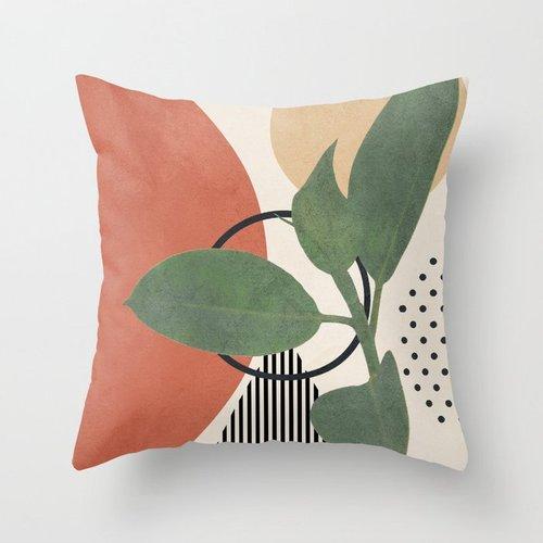 Nordic New Abstract Pillowcase Geometric Pattern Living Room Sofa Cushion Cover Home Decoration