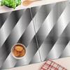 Tempered Glass Boards Set of 2 Abstract Stripes 2x40x52 cm