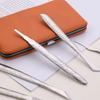 8Pieces Leather Carving Skiving Tool Ergonomic Grip Leatherworking Tool for Leather Wallets Belts Bags Crafting Project