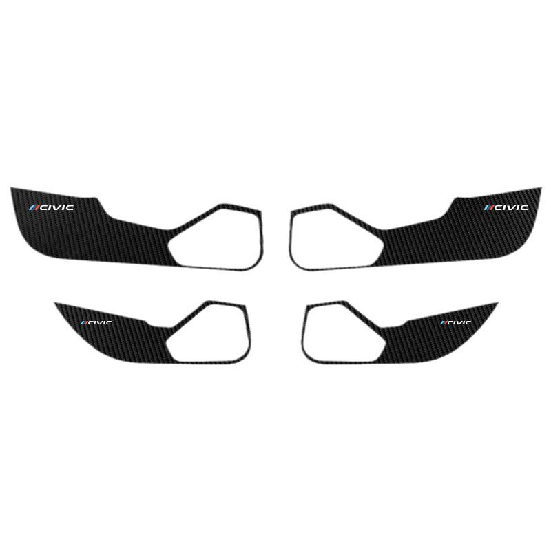 Carbon Fiber Door Anti-Kick Pad for 2021-2023 Honda Civic (11th Gen)