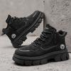 Nová móda Podzim a zima Pánské vysoké boty Martin Studenti Muži Chlapci Trendy Pracovní obuv Měkká podešev Ochrana práce Martin Tenisky