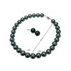 Elegant 14M Turquoise Perfect Round Bead Tahitian Necklace Female French Morandi Mermaid Ji Clavicle Chain