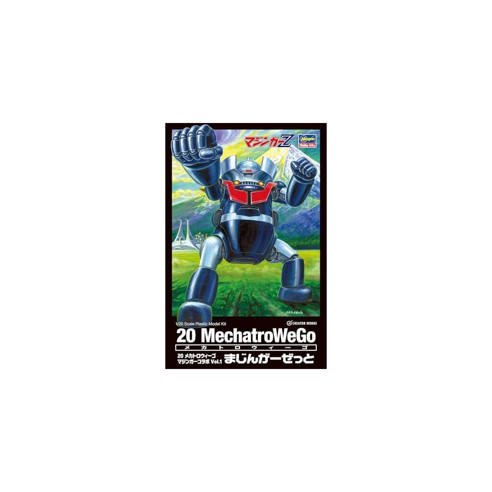 Hasegawa Mecatrowego Mazinger Collaboration Vol.1 Mazinger Z 1/20 Scale Plastic Model Kit MZ01 Robot