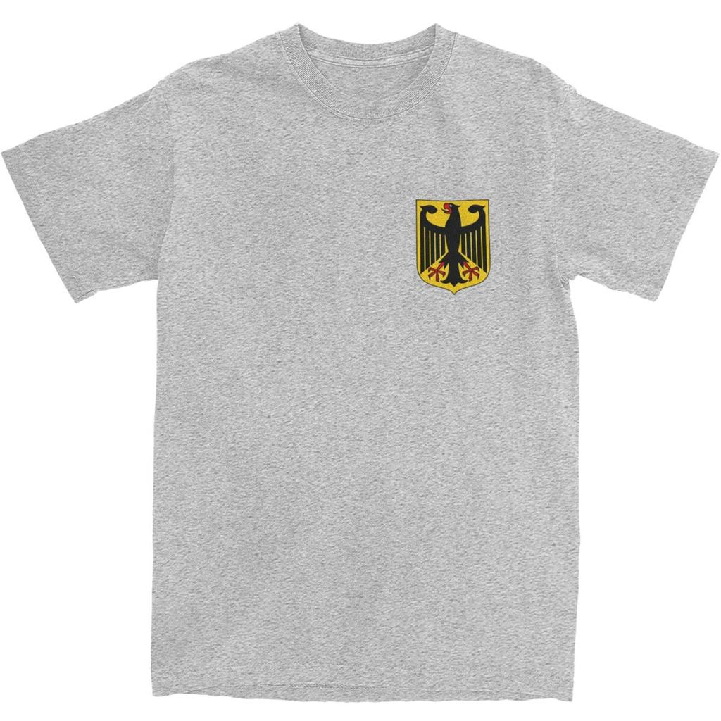 Německo Vlajka Tričko Pánské Y2K Ležérní Bavlněná Trička Léto O Krk Hip Hop Tričko Ležérní Nadměrná Velikost Topy