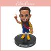 Figurina in PVC di Stephen Curry NBA con Sciarpa Rossa per Decorazione da Scrivania e Collezionismo