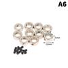 10Pcs Lead Screw 304 Stainless Lock Collar Block Ring Axis Sleeve Bore 2/3/4/5/6/7/8/10/12Mm For Diy 3D Printer Cnc Router