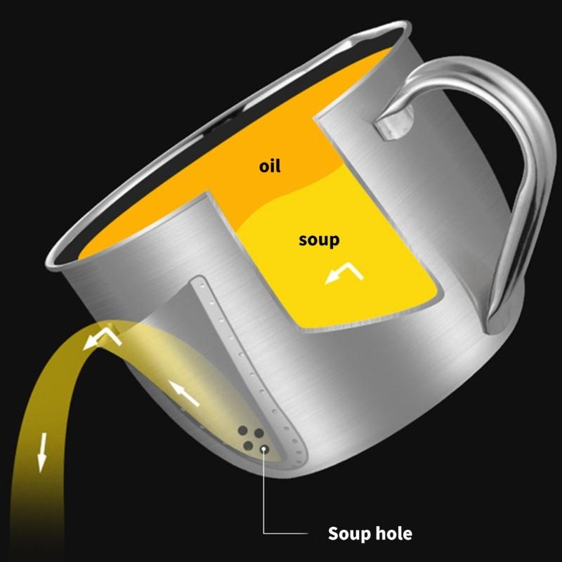 Multipurpose Steel Cooking Oil Soup Filter Strainer Bowl With Secures Grip Handle And Easy Maintenances Feature