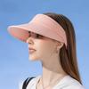 Summer Sun Hat For Women With Large Brim And Breathable Ice Silk Fabric For Sun Protection And Casual Wear