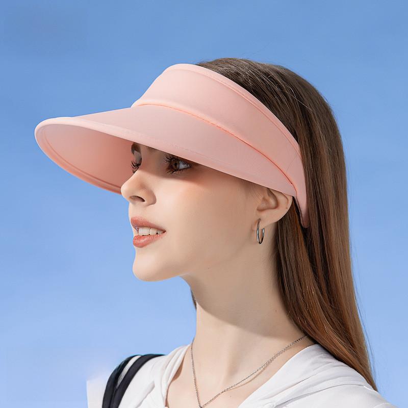 Summer Sun Hat For Women With Large Brim And Breathable Ice Silk Fabric For Sun Protection And Casual Wear
