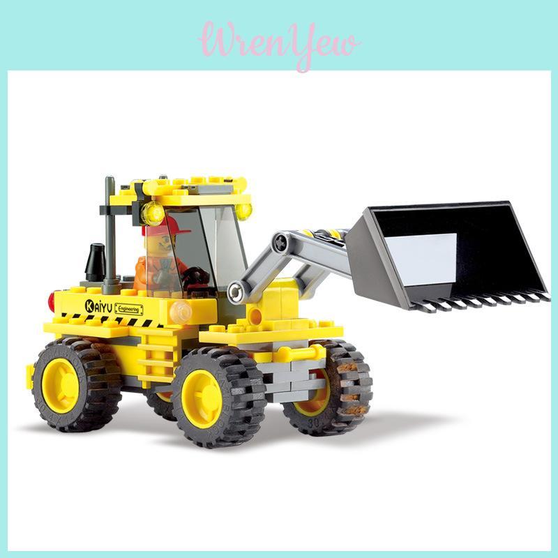 Urban Engineering Bulldozer Assembly Building Blocks Toyfor Kids And Diy Building Fun