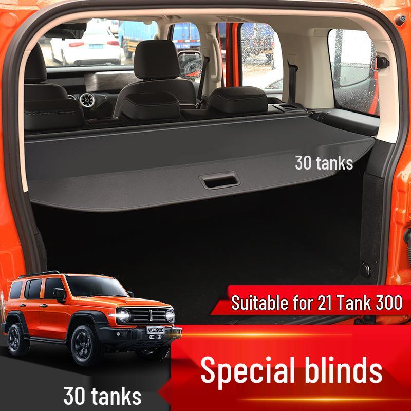 Tank 300 Rear Trunk Cover and Storage Partition Baffle for Interior Modification