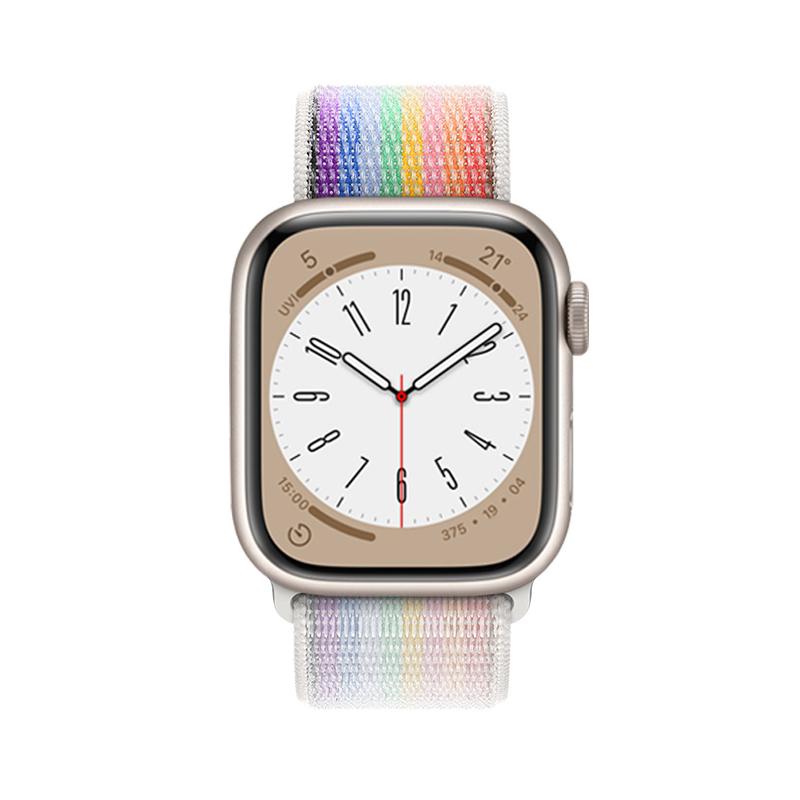 Nylon Strap For Apple Watch 10 Bands 46mm 44mm 40mm 45mm 41mm 49mm 42mm 38mm Bracelet Correa iwatch Series 8 se 7 6 3 9 11 40 mm