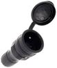 Rubber Socket 2P+Z, 16A Extrem Ip54 Black - E+97-4480