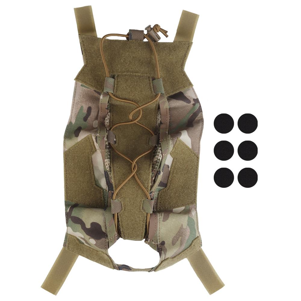 Gen 4th Tactical Helmet Cover Camo Style Ops-Core FAST High-Cut Helmet Cloth with NVG Battery Pouch Airsoft Hunting Accessory