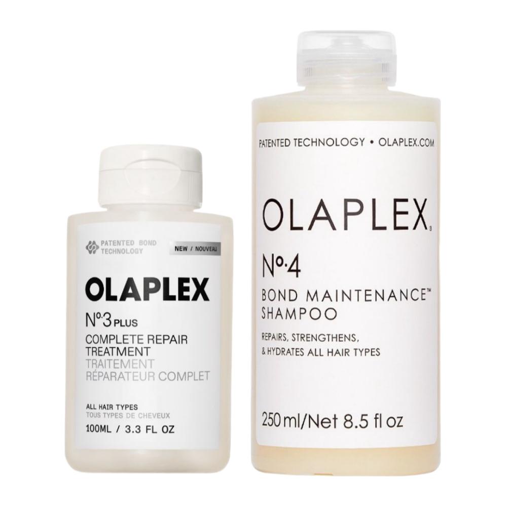 OLAPLEX Set No.3 Hair Perfector Treatment 100ml + No.4 Bond Maintenance Shampoo 250ml