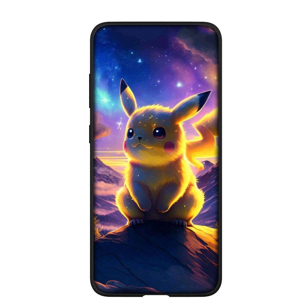 Phone Case for Samsung Galaxy S25 S23 S22 S24 Ultra FE Plus A05 A06 A15 A16 A36 A37 A35 A54 A55 A56 A57 A25 A53 A17 Squirtle Pokemon GO Pikachu Cover
