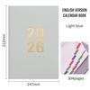 A5 Multilingual Daily Planner: English-Spanish Diary & Calendar