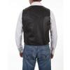 Mode Retro Mænds Vest Afslappet Udendørs Læder Vest Udendørs Vandtæt Udendørs Fritid