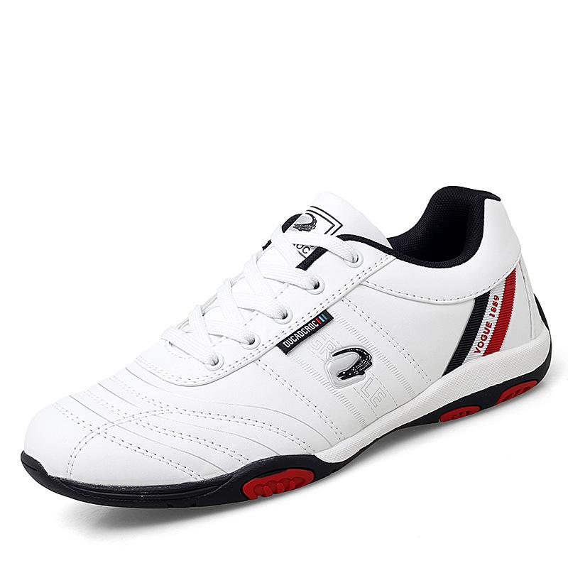 Summer new leather low-top non-slip sneakers walking shoes outdoor lightweight casual shoes