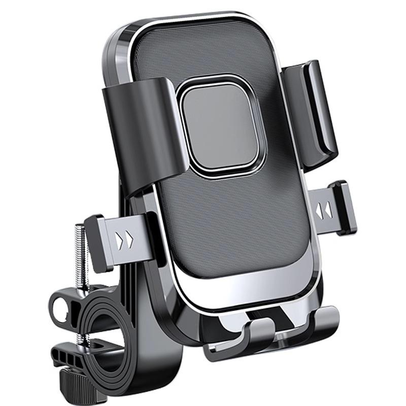 Electric Vehicle & Bike Shockproof Phone Holder for Cars, Motorcycles & Food Delivery Riders