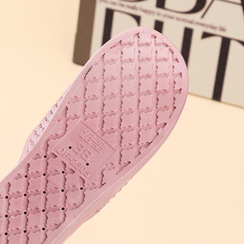 Flat Slippers for Summer Students Cool Slippers for Women Non Slip Fashionable Slippers for Indoor and Outdoor Wear